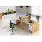 Full Melamine 4 People Office Desk Workstions