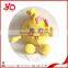 promotional custom plush yellow animal toy , plush animal toys