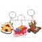 Cute PVC Key Holder Chain Keyring Customized Phone Keychain