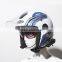 Double track helmet bluetooth headset pair with FM radio music phone call