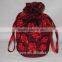 Colorful Customized Pattern Satin Wedding Bag