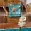 Chinese Style Flower-And-Bird Printed Polyester Table Runner