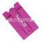 2016 silicone phone card holder silicone Phone Stand card holder attach to the back of smart phone