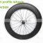 NEW 88mm carbon clincher wheels 25 U shape aero spokes high profile racing bicycle wheelsets from China Xiamen