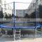 Trampoline safety net