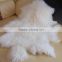 White Color Mongolian Sheep Fur Skin / Long Haired Sheep Fur Skin                        
                                                Quality Choice