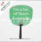 customized fans of hand cheap plastic fans
