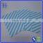 Factory supply square bottom blue printing paper gift bag, blue and white stripes paper bag