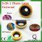 China supplier universal clip 3 in 1 lens fisheye wide angle macro mobile phone lens