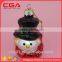 Mini snow man design glass baubles, glass ornaments for Christmas decoration supplies