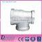 ISO9001 approved Square edge reducing tee