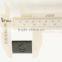custom logo wide coated metal belt end tip clip