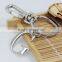 Wholesale Factory Stainless steel accessory keychain and keyring with G