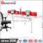 New fashion four people clusters workstation with office partition (QE-20F)