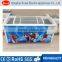 catering equipments display freezer for supermarkets curved glass door display freezer