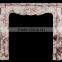 customized color and material marble firelace shelf