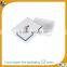 square plain small white cardboard boxes