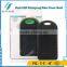 3000mAh Portable Dual USB Solor Power Bank Waterproof for iPhone for iPad for Android Phone