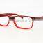 red fancy tattoo glasses frames