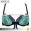 Ailida Top Quality Fantasy Lingerie Front Closure Lace Bra With Crossback