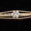2015 new style Rhinestone Buckle Belt W 4 Rows Belly Waist Chain