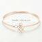 2016 European Style Simple Design Rose Gold Bangle Bracelet