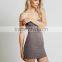 Solid Colour Tank Bodycon Seamless Soft Stretchy Mini Dress