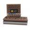 Luxury laser cut chocolate box with gold stamping Logo
