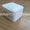White color leatherette earring box