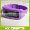 Multifunction wristband pedometer silicone promotion watch