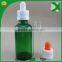trade assurance 50ml colored glass dropper bottle for eliquid oil