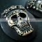 30x40mm oval dark skull skeleton head steam punk resin cameo DIY halloween cabochon vintage style pendant charm jewelry supplies