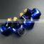30*20mm Blue Heart Shape Glass Bottle 5mm Mouth Wood Bail Vial Pendant Wish Charm DIY Supplies 1800150