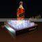 acrylic led wine rack /table wine display /led wooden wine display stand