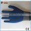 BSSAFETY 10 gauge cotton knitted crinkle latex coated anti slip working hand gloves