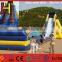 2016 JH Brand 0.55mm PVC Material Giant Hippo Inflatable Water Slide For Adults