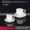 Factory custom wholesale high quality ceramic cup and saucer