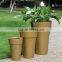 high quality office use fashion style fiberglass plants container and flowers pots bonsai pots