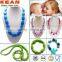 Teething Necklaces have a breakaway clasp BPA FREE and FDA Approved