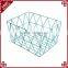Eco-friendly Rectangular Chicken Wire Basket Wholesale Metal Wire Mesh Basket