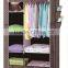 Portable Clothes Closet Non-woven Fabric Wardrobe Storage shelf Organizer