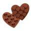 Chocolate Candy Jelly Heart Mold Silicone Tray