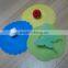 flower Cup Cover Food Grade Silicone Bowl Lid