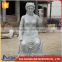 Italy style popular home marble sitting nude lady sculpture NTMS-044Y