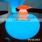 Transparent crystal rechargeable LED Dinner Table