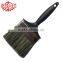 4" tin plated plastic handle balck bristle paint brush