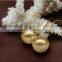 10-11 mm golden south sea pearl earrings