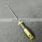 scewdriver with high grade two colors rubbber handle