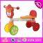 2015 Wholesale Children Baby Trike Toys,Cheap Safety Wooden Tricycle For Kids,Cute lion deisgn wooden baby tricycle toy W16A014