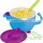 100% PLA plastic can inject warm water to keep food thermal baby bowls with lids
